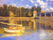 Claude Monet Le Pont d'Argenteuil oil painting on canvas